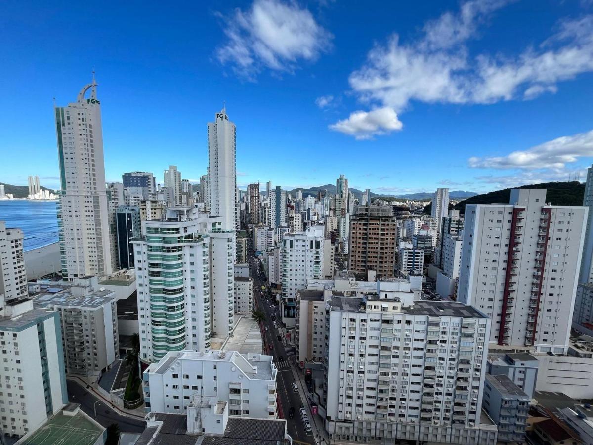 Ct01- Vista Mar| Telas Protecao| Churrasq, Garagem Balneário Camboriú Exterior foto